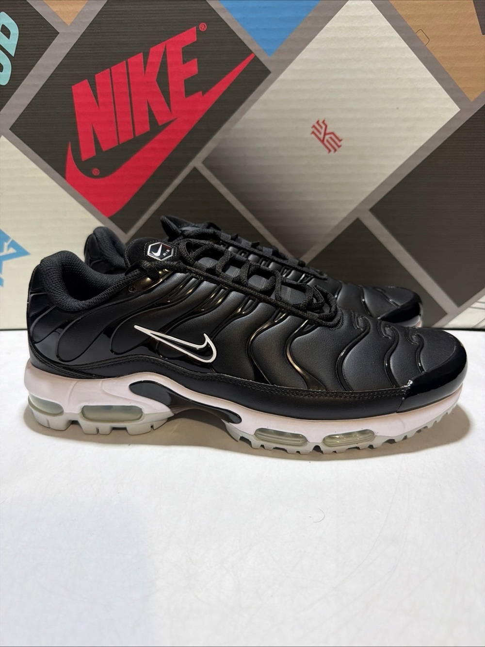 Nike Air Max Plus G 'Black Leather’ Golf NBY FZ4150-001 Men's Size 11.5 NEW